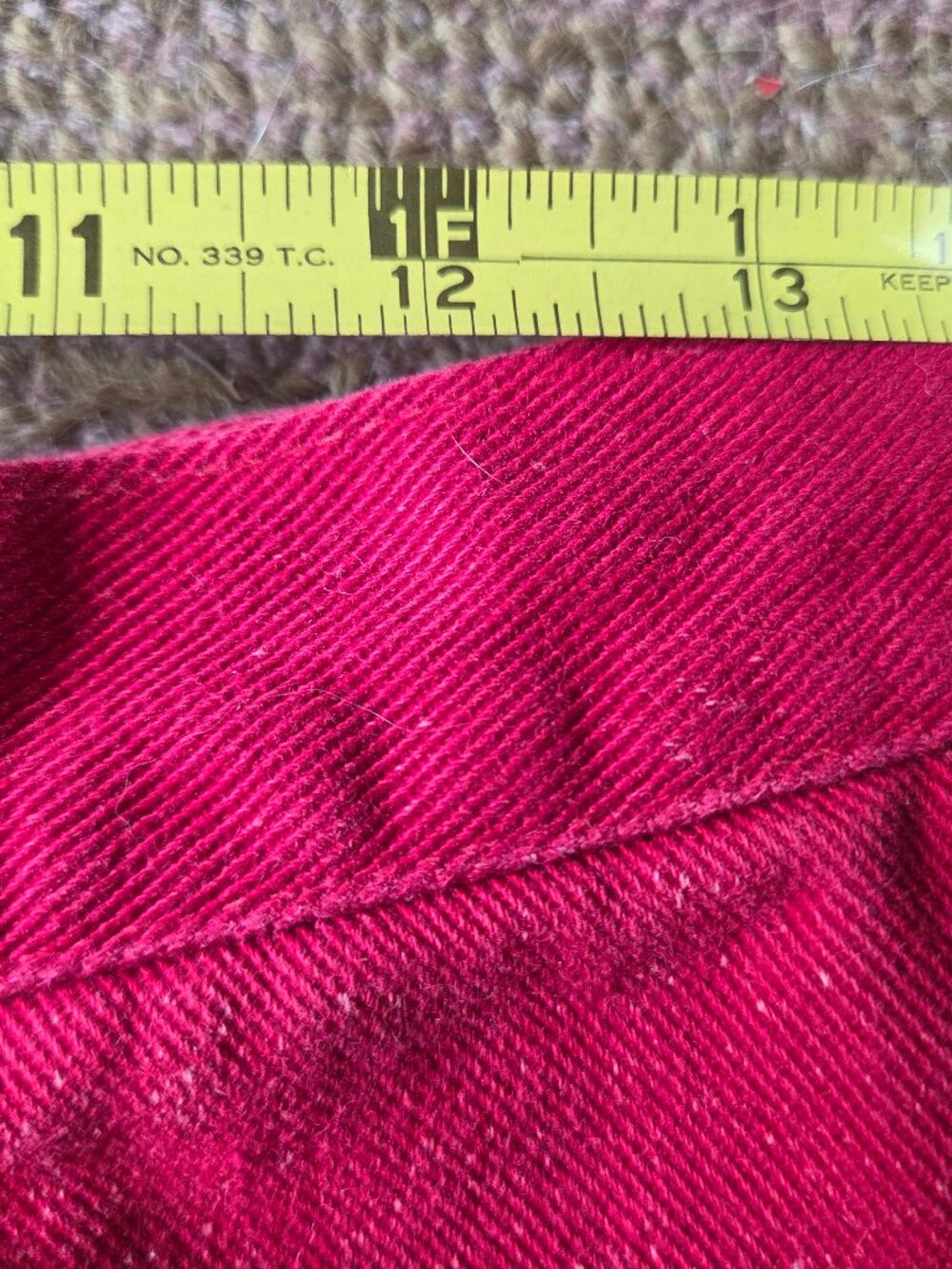 Wrangler Ombre Cut off Denim Shorts 28 waist vintage 9 - Picture 5 of 5